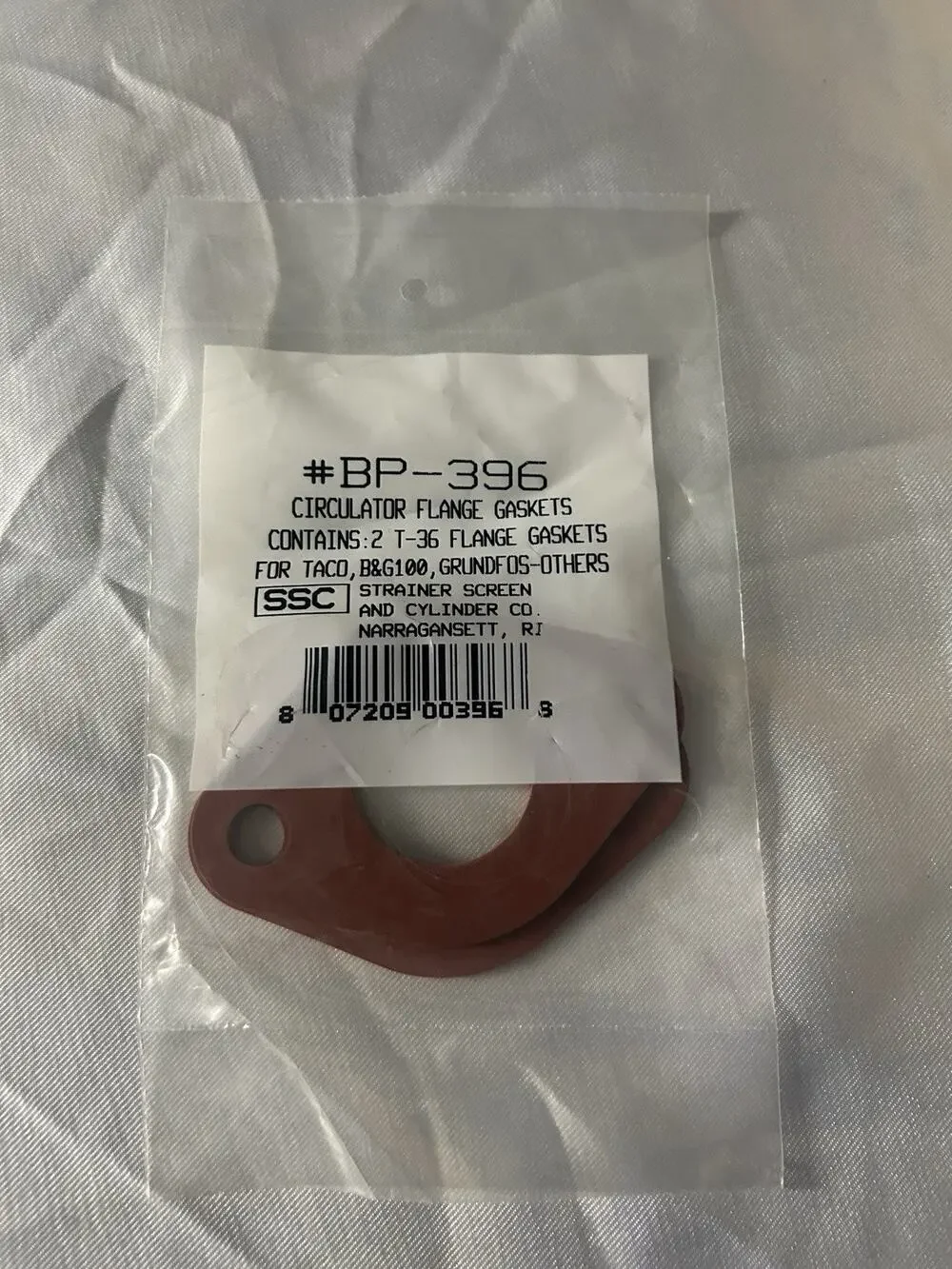 taco comfort solutions bp 396 circulator flange gaskets for fryer oil machines